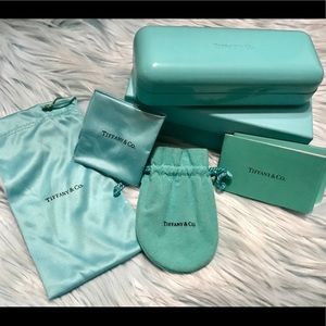 New Tiffany & Co Eyeglass case & extras
